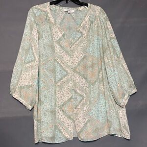 Rose & Olive Mint long sleeve size 2X